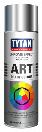 Аэрозольная спрей-краска Tytan Professional Art colour №318, хром, 400 мл