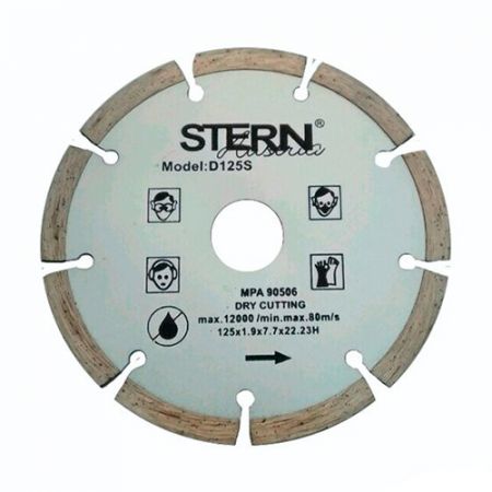 Алмазный диск SEB Stern сегмент, 125 х 22,23 мм